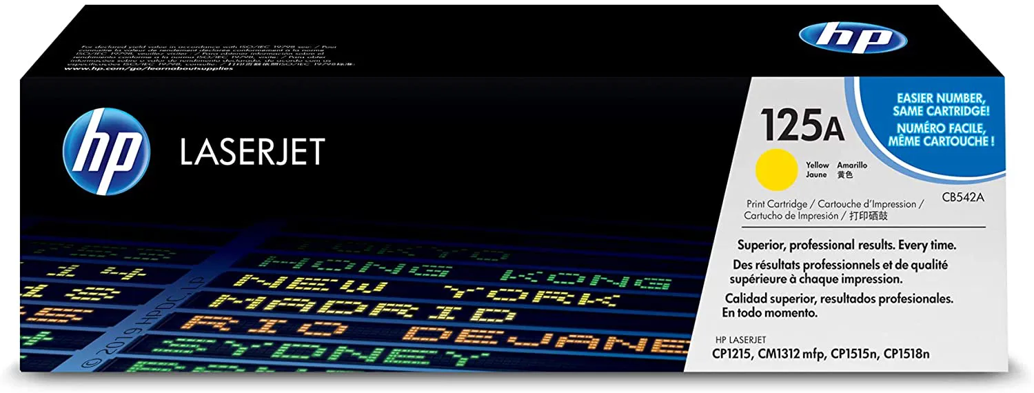 TONER HP LASER JET----CB542A---- (YELLOW)----125A